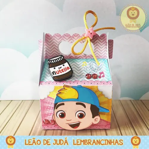 Caixinha para festa tema lucas neto