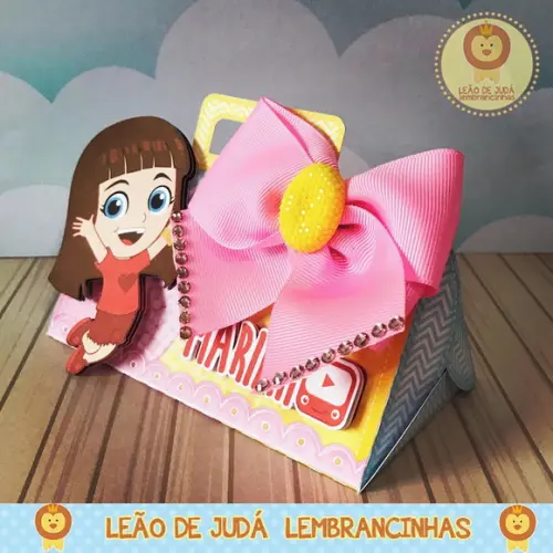 Caixinha para festa tema lucas neto