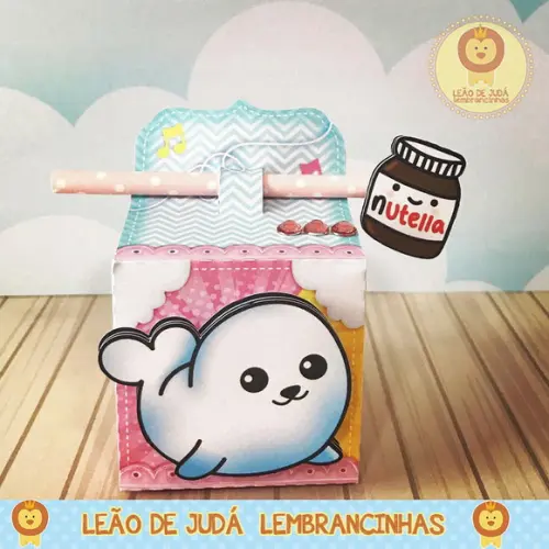 Caixinha para festa tema lucas neto