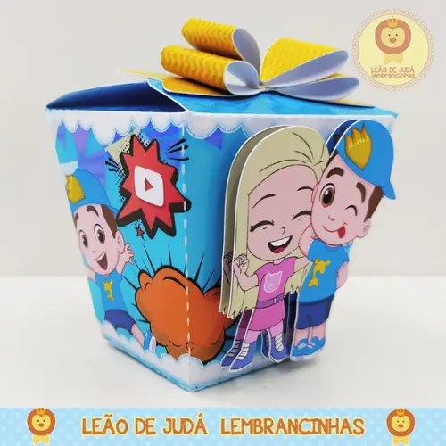 Caixinha Para Festa Tema Lucas Neto