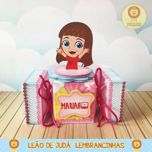 Caixinha para Festa Tema Lucas Neto