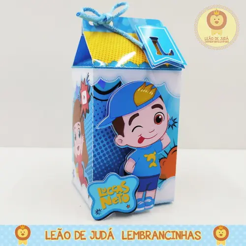 Caixinha para festa tema lucas neto