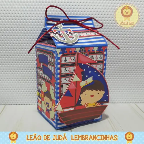 Caixinha para festa tema marinheiro