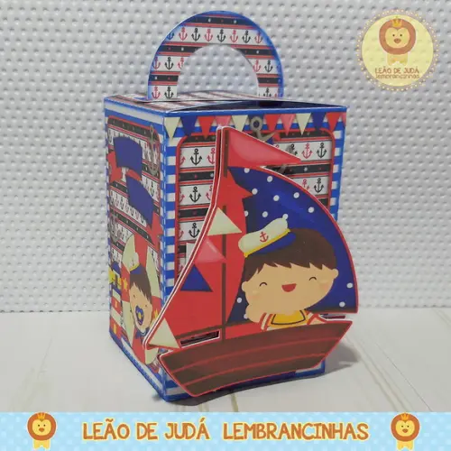 Caixinha para festa tema marinheiro
