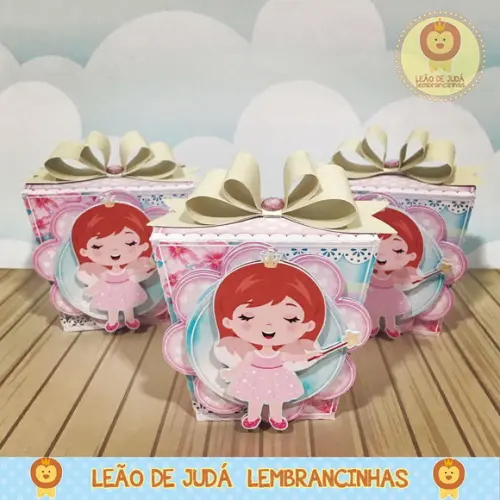 Caixinha para festa tema menina