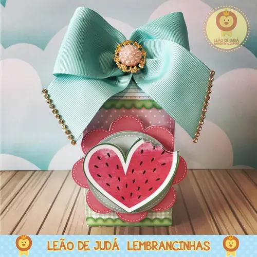 Caixinha para festa tema melancia