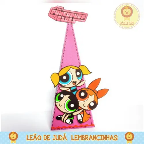 Caixinha para festa tema meninas super poderosas