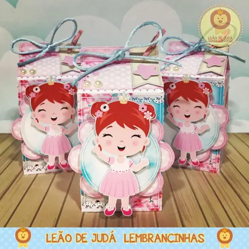 Caixinha Para Festa Tema Menina