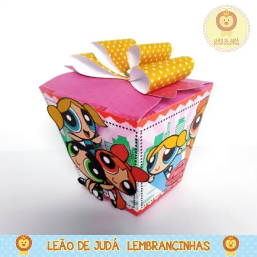 Caixinha para Festa Tema Meninas Super Poderosas