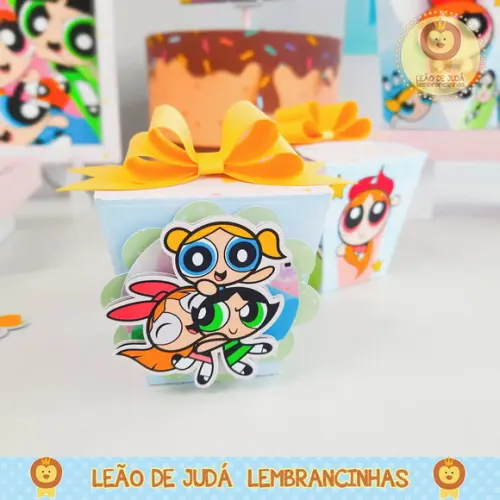 Caixinha para Festa Tema Meninas Super Poderosas