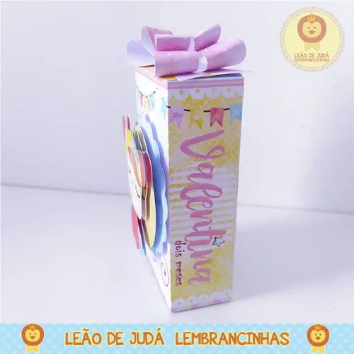 Caixinha para festa tema metoo doll