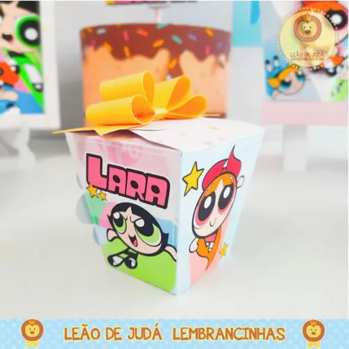 Caixinha para Festa Tema Meninas Super Poderosas