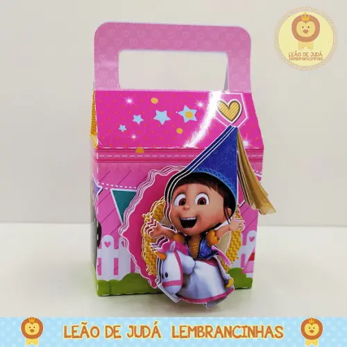 Caixinha para festa tema Meu malvado favorito