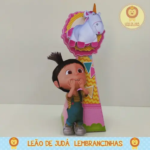 Caixinha para festa tema Meu malvado favorito
