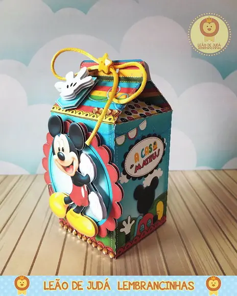 Caixinha para festa tema mickey