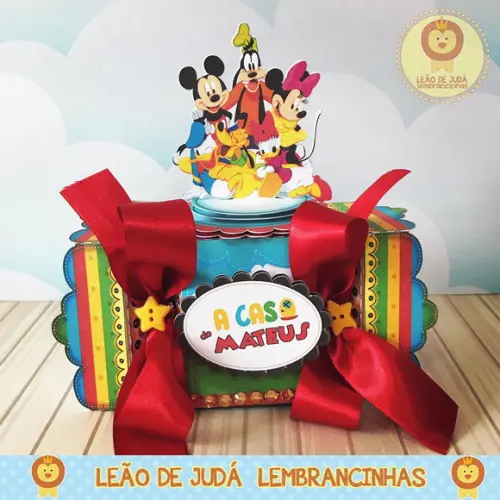Caixinha para festa tema mickey