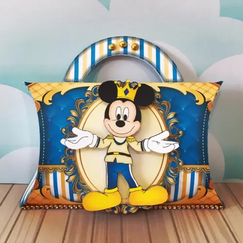 Caixinha para Festa Tema Mickey Realeza