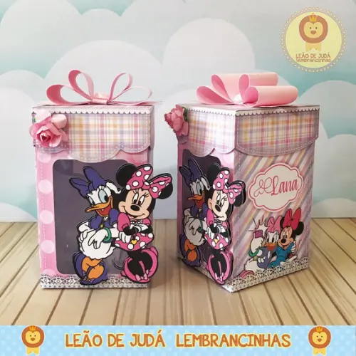 Caixinha para festa tema minnie