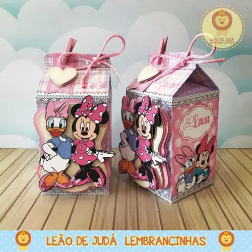Caixinha para festa tema minnie