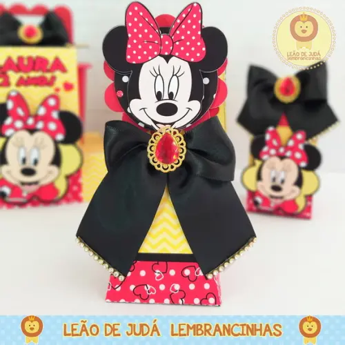 Caixinha para festa tema minnie
