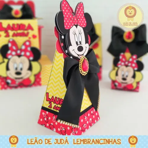 Caixinha para festa tema minnie