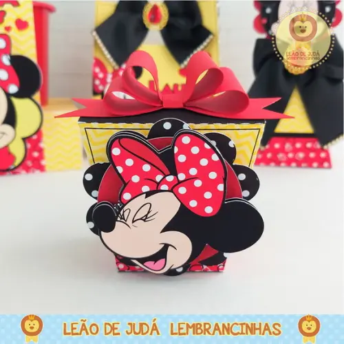 Caixinha para festa tema minnie