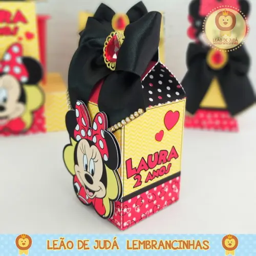 Caixinha para festa tema minnie