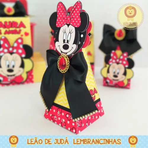 Caixinha para festa tema minnie