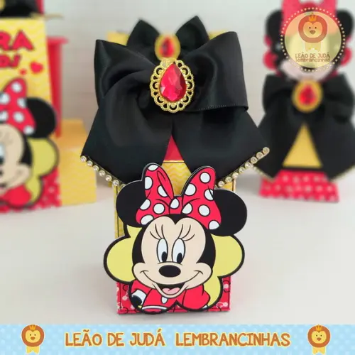 Caixinha para festa tema minnie