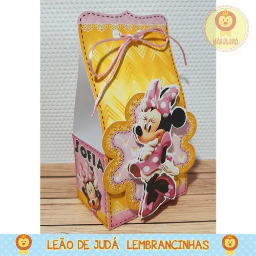 Caixinha para festa tema Minnie