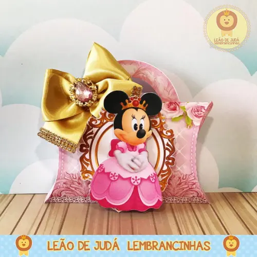 Caixinha para festa tema minnie realeza
