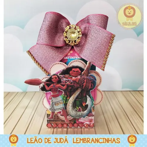 Caixinha para festa tema moana