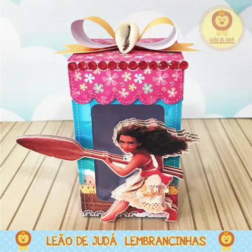 Caixinha para festa tema moana