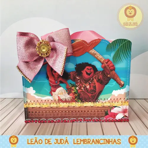 Caixinha para festa tema moana