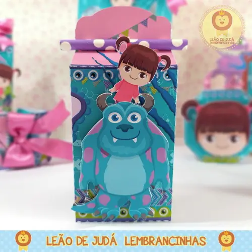 Caixinha para festa tema monstros sa