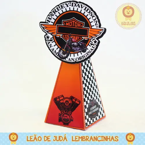 Caixinha para festa tema Moto harley