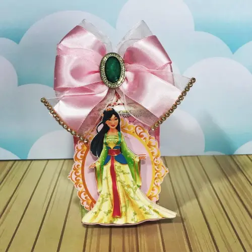 Caixinha para festa tema mulan