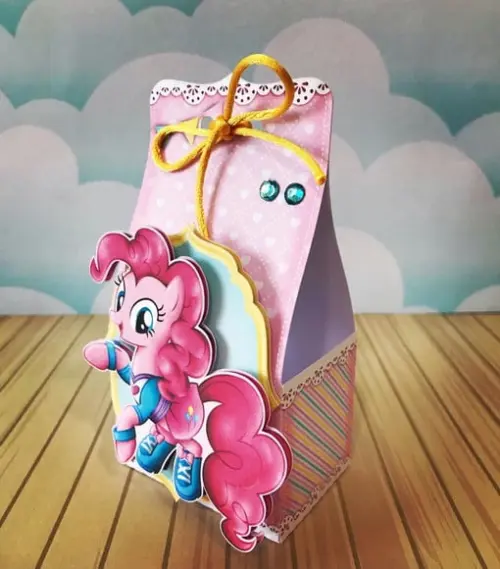 Caixinha para Festa Tema My Little Pony