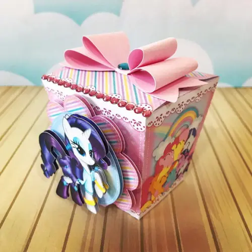 Caixinha para Festa Tema My Little Pony
