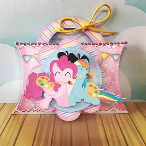 Caixinha para Festa Tema My Little Pony