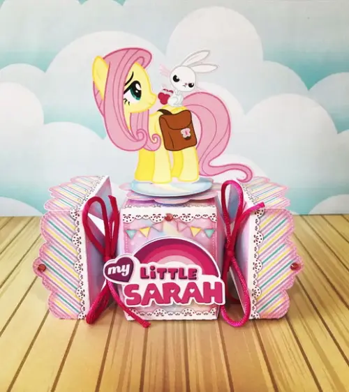 Caixinha para Festa Tema My Little Pony