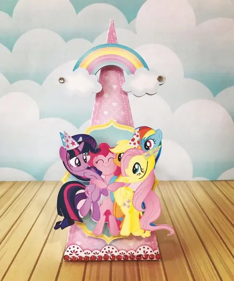 Caixinha para Festa Tema My Little Pony
