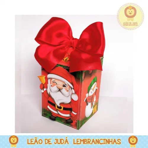 Caixinha para festa tema natal