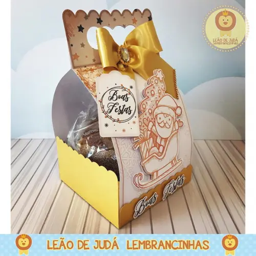 Caixinha para festa tema natal
