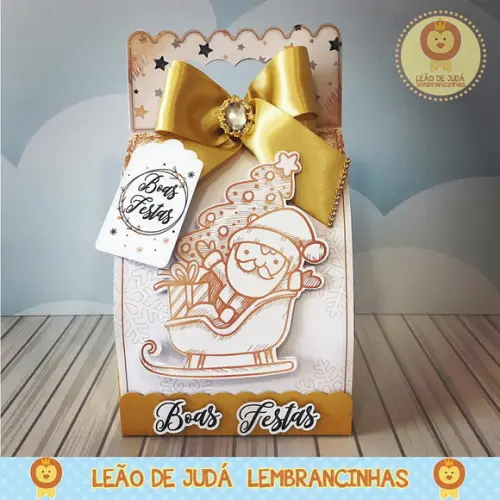 Caixinha para festa tema natal