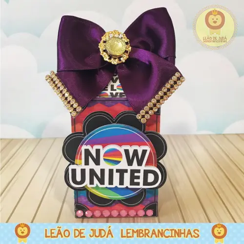 Caixinha para festa tema new united