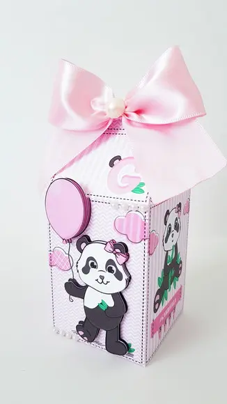 Caixinha para festa tema panda