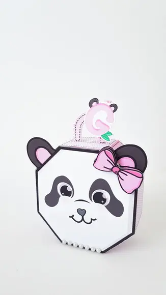 Caixinha para festa tema panda