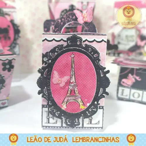 Caixinha para Festa Tema Paris