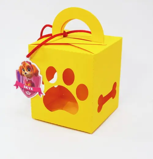 Caixinha para festa tema patrulha canina
